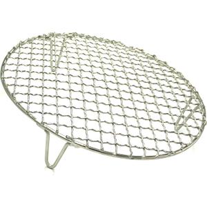 Dia 12" X 2" Height Multi-Purpose Cross Wire Rack Round Steaming Cooling Stainless Steel Barbecue Racks/Grills/Pan Grate/Carbon Baking Net (305mm/12)