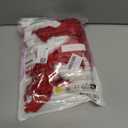 RSLOVE Christmas Lingerie for Women Sexy Santa Lingerie Set Babydoll Chemise Sleepwear (Red, S)