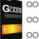 Wiaocit 3 Pack Tempered Glass Camera Lens Protector for iPhone 17/ iPhone 16/ iPhone 16 Plus, 9H Hardness, Anti-Scratch, Case Friendly Pack of 2