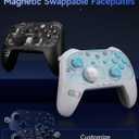 EasySMX S10 Elite Wireless Controller for Switch 2 with One-Key Wake-Up, Hall Effect Anti-Drift Joysticks, Programmable Buttons, HD Rumble, Motion Control and NFC, Multi-platform Controllers