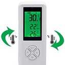 DIGITEN Wireless Temperature Controlled Outlet, Digital Plug-in Thermostat with Remote Control, Built-in Temp Sensor, Heating & Cooling for A/C, Fans, Heaters (Remote Detects Temperature)
