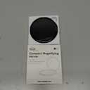 Macaki Compact Mirror for Purses,1X/20X Magnifying Mirror,3-inch Pocket Size Small Mirror for Travel and Makeup,Round Black