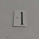 Weekend Paper Co. Modern Table Numbers, Single Sided 4x6 Modern Design, Black Matte Ink, Numbers 1-25 plus 3 BONUS signs for Your Wedding, Reception, Anniversary, Birthday Party or Any Celebration!