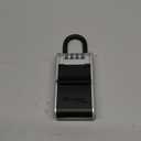 Master Lock High Capacity Key Lockbox, Combination Dial, Removable Shackle (1 Pack, Black)