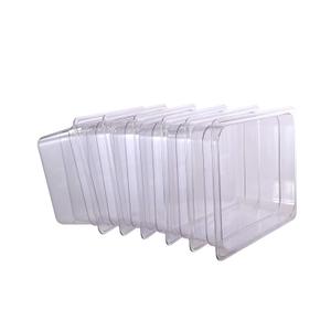 6-Pack 6-Inch Deep Clear Polycarbonate Food Pans - Half Size Commercial Hotel Pans (12.8" x 10.4"), 9.4 Qt Capacity, NSF Certified, for Restaurants, Hotels & Catering