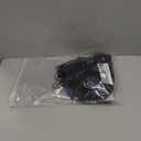 GothDark Women's Wedding Guest Floral Print Vintage Goth Dress Mesh Spliced Double-Layered Irregular Hemline Midi Dresses (Medium, Blue)