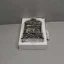 Christmas Village Snow Globe, Lighted Church Family Choir Scene, Musical Snow Water Lantern Swirling Glittering Holiday Decoration and Gift for Family Children or Friends