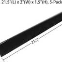 Hongso 21.5" Flavorizer Bars for Weber Genesis Silver A, Spirit 200 Series E200 S200 E210 S210, Spirit 500 Gas Grills with Side Mounted Control Panel, Replacement Parts for 7534 7535 65902 8127, 5-PC