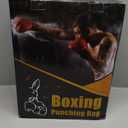 71" Heavy Standing Punching Bag for Adults Teens, Thickened Freestanding Punching Bag with Boxing Gloves and Automatic Pump, Inflatable Boxing Bag with Stand for Training MMA Thai Taekwondo Fitness