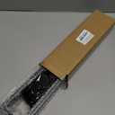 Goovilla Heavy Duty Floating Shelf Brackets 12 Inch for 24 Wood Stud, 4 Pack L Brackets for Shelves or Shelving, Black Coated Metal Shelf Hardware with 160 lb. Load Capacity and Easy Installation