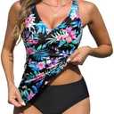 Yonique womens Tankini Size L