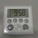 Digital Timer Waterproof Shower Timer Shower Clock Bathroom Kitchen Timer with Strong Magnet and Large LCD Display (Waterproof 7 Key)