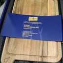 HOSHANHO 3 Packs Acacia Wood Cutting Board Set, Extra Large Cutting Boards for Kitchen Meal Prep, Durable Chopping Board with Built-in Ergonomic Handles & Deep Juice Grooves, Set of 3 (S+M+L