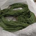 6 Ft 2 Pcs Artificial Norfolk Pine Garland, Real Touch Green Faux Greenery Garland for Christmas Table, Mantle, Wall, Fireplace, Indoor Outdoor Decor