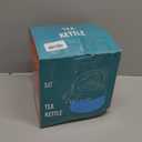 Foedo Whistling Stovetop Tea Kettle, 3L Food-Grade 304 Stainless Steel Teapot, Ergonomic Handle,Hot Water Quick Boil,All Metal Stove Kettle Rust Resistant and Durable,With Anti-Scald Towel(Silver)