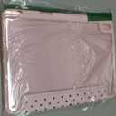 Case for iPad Air 11 Inch M4 M3 M2 2026 2025 2024, iPad Air 5th 4th Generation 10.9 Inch 2022 2020-[Pencil Holder], Shockproof Clear Hard Back, Trifold Stand,Auto Wake/Sleep, Pink Polka dot
