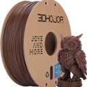 3DHoJor ABS Filament 1.75mm, ABS 1kg Spool (2.2lbs),3D Printer Filament,Dimensional Accuracy +/- 0.03 mm, Fit Most FDM Printer-Brown