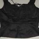 American Trends Women Pirate Renaissance Vest Cosplay Costume Waistcoat Halloween Steampunk Gothic Medieval Bodice (Small, Black)