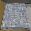 5-Tier Stackable Closet Storage Shelves, Closet Organizers and Storage Basket, Foldable & Stackable Clothes Organizer for Closet Organizer System,Space-Saving Closet Storage Shelf for Home ,White