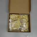 Wall Masonry Profile Bricks Parts: 340 PCS Classic Wall Accessories Building Block(Beige)
