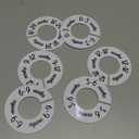 Pro Goleem Baby Closet Dividers Unisex Baby Closet Organizer for Nursery Baby Clothes Size Age Dividers Fits 1.5" Rod 6 PCS