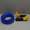 Flexible Race Track for Kids - 15Ft Car Track with 4 Vehicle in 1:64 Scale, 4M DIY Car Ramp Roll Up, Play Race Cars for 3 4 5 6 Year Old Boys Girls, Little People Gifts for Birthday Christmas (Blue)