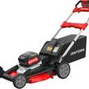 CRAFTSMAN V20 BRUSHLESS RP 21 in Rear Wheel Driver Mower, 2 x 9Ah Batteries and 2 Chargers Included, Up to 70 Min of Runtime, Self-Propelled, LED Headlights, Dual Blades (CMCMWSP320X2)