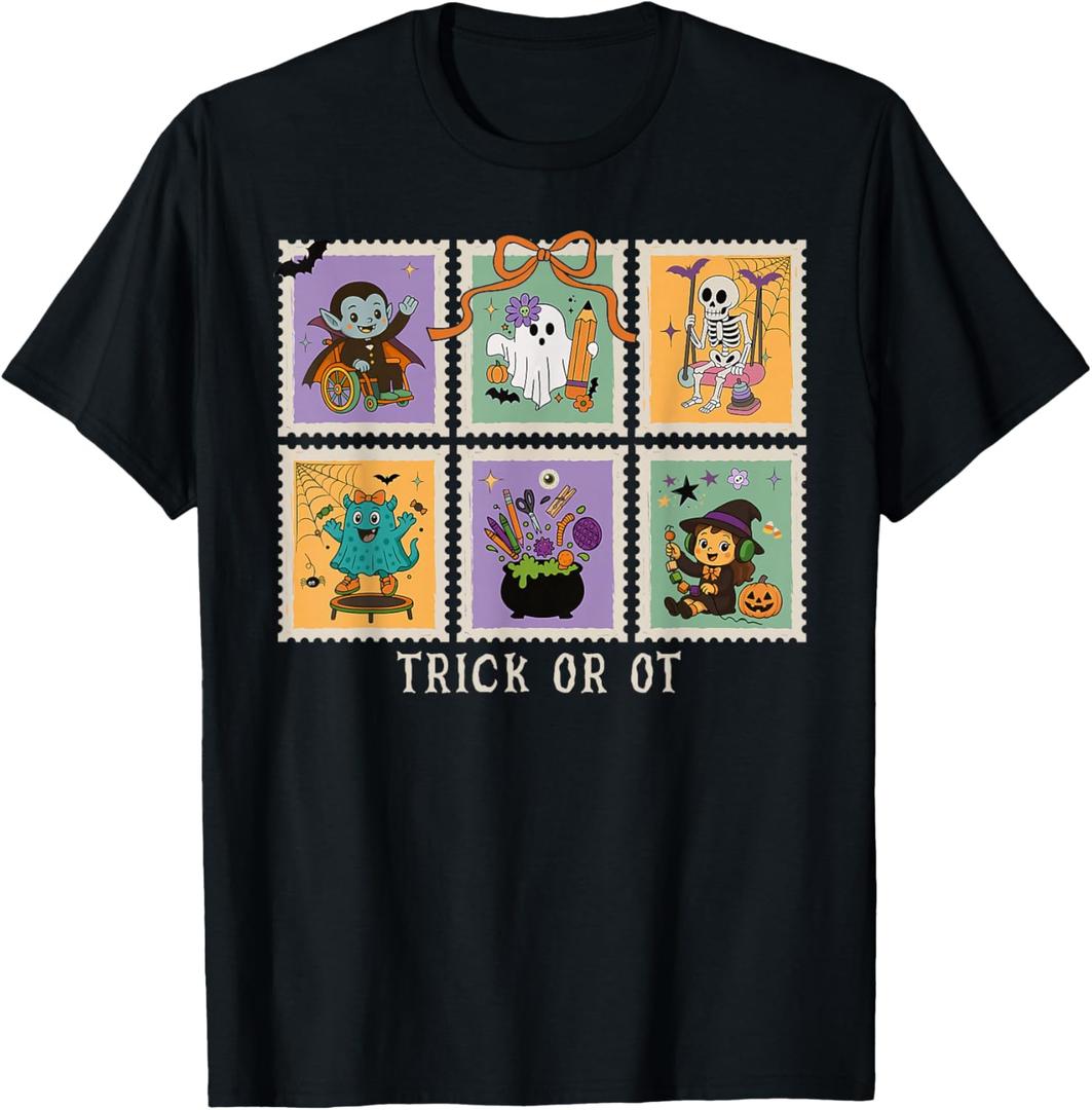Halloween Occupational Therapy Trick or OT Therapist COTA T-Shirt