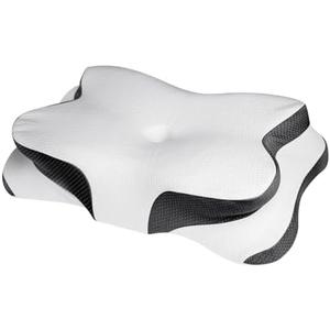 Osteo Sustained Cervical Health Neck Pillow, Contour Zoned Design Ergonomic Pillow for Pain Relief, No-Temperature Affected Memory Foam Pillows, Cooling Pillow Support Side, Back, Stomach Sleeper