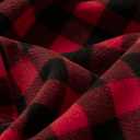 DaysU Micro Fleece Baby Sleep Sack 6-12 Months with Long Sleeves 1.5 TOG, Plush Warm Baby Wearable Blanket with 2-Way Zipper, Unisex Sleeping Bag for Infant Newborn, Buffalo Plaid (Medium)