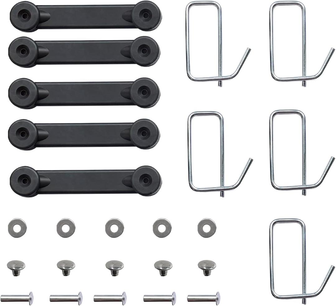 M67100 Hook and M67099 Strap kit Compatible with John-Deere Lawn & Garden Tractors Bagger Chute Attaching Strap Kit