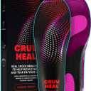 Running Insoles Men Women - Athletic Shock Absorbing Gel Insoles - Runners Knee - Reduce Muscle Soreness - Plantar Fasciitis - for Sport Shoes (XS) (XS(Men 4.5-6.5||Women 5.5-7), Purple)