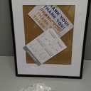 Frametory, 11x14 Aluminum Picture Frame - 11 x 14 Black Frame with Removable Mat for 8.5 x 11 Photo - 14 by 11 Durable Metal Frame with Real Glass - Sawtooth Hanger for Easy Wall Display - Pack of 1