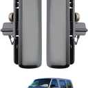 Metal Exterior Door Handle Set (Pair), Compatible with 1985-2005 Chevy Astro, GMC Safari Van, Outside Front Left Driver & Right Passenger Side, OE# 77192, 77193, GM1310108, GM1311108, Outer Handle