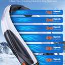 Portable Neck Fan - 6000mAh Battery Hands Free Personal Fan, 6 Speed Adjustable, Rechargeable & Wearable, Gift for Women Men, Office, Travel, Sports, Medium