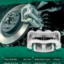 SCITOO 19B6274 19B6275 Front Left & Right Disc Brake Calipers Assembly w/Bracket For Lexus For RX350 2010-2015,For Toyota For Highlander 2010-2018,For Toyota For Sienna 2011-2018