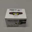 LHKNL Headlamp Flashlight, Lumen Ultra-Light Bright LED Rechargeable Headlight with White Red Light, 2-Pack Waterproof Motion Sensor Head Lamp,8 Modes for Outdoor Camping Running Hiking Fishing (Black)