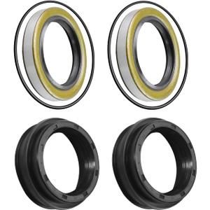EL EastLane Inner Outer Rear Wheel Axle Seal Kit Fit for Toyota 4Runner Pickup T100 Tacoma Tundra 1979-2006, Seal Ring Replace 90313-48001 90301-88077 90310-50006