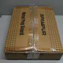 Peg Board, 4 Pack Metal Pegboard Panels with 50 Hooks, Black Pegboards Wall Organizer, Heavy Duty Peg Board for Walls Home, Garage Tool Storage, Office Organization, Craft Room, Kitchen (16x12"- 4 Pcs)