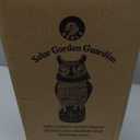 Solar Powered Garden Owl with Motion Detection, Rotating Head, Realistic Hoots and Silent Mode, Outdoor Statue and Sculpture, Owl Decoration for Home, Garden, Patio and Lawn