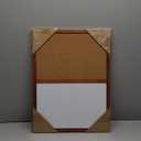 TORASO Dry Erase Board & Cork Board, Whiteboard & Bulletin Board Combo, 17.7"23.6"Wall-Mounted Mail Sorter, & Key Hooks, Solid Pine Wood Walnut Brown Frame(Mail BB-BN-4560)