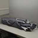 Foldable Playpen for Babies and Toddlers, 50x50 Inches Portable Playpen, Kids Collapsible Play Pen with 2 Handlers, Indoor & Outdoor Baby Fence Play Area with Visible Mesh, Dark Gray