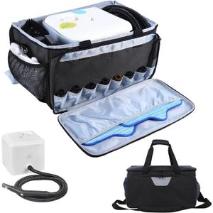 Steam Cleaner Storage Bag Compatible with Dupray Neat Steam Cleaner,Carrying Case with Pockets,Portable Steam Cleaner Organizer Bag with Large Space(Case Only)(Black)