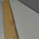 UNISHADES no Drill Cordless Roman Shades for Windows, 40" W 64" H - 100% Blackout - Linen - Mist White