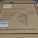 Adjustable Trailer Hitch - Drop Hitch (Fits 2-Inch Receiver) - Heavy Duty Tow Hitch with 8" Rise/Drop, 2" & 2-5/16" Dual Ball Hitches for Truck (21,500 LBS GTW) - w/Anti-Theft Hitch Lock Pins