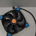 12V x 12cm Cooling Fan by 220V Direct Power Supply Metal Material Black