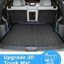 Powerty Cargo Mat Custom Fit for Mitsubishi Outlander 2022-2025 2026 Accessories Cargo Liner Behind 2nd Row Rear Trunk Mat (Not for PHEV or Sport Models)