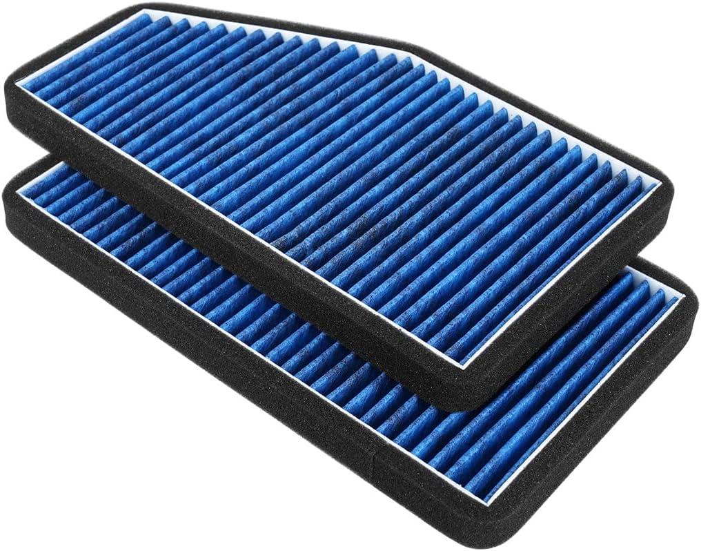 2-Pack HEPA Cabin Air Filter Fits for Escape (2007-2012), Tribute (2008-2011), Mariner (2007-2011) Activated Carbon Cabin Filter Replacement for CF10548 Accessories (8L8Z-19N619-B)