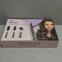 AOMEES Professional Hot Air Styler & Drying System, 6 in 1 Powerful Hair Dryer Brush  Styling Without Heat Damage, with Air Curler, Hair Dryer, Volumizer, Hair Straightener, Smooth Comb