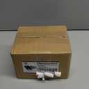 Decobasics 1/2" Overlay Matte Black Cabinet Hinges (5 Pair -10 Pcs) Self Closing Bath & Kitchen Cabinet Hinges Black Flush Mount w/Door Bumpers & Upgraded Screws Black